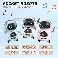 ロボット おもちゃ 英語 しゃべる 簡単 会話 動く 知育玩具 英語練習 ダンス 歌う 音楽 対話 音声認識 英…