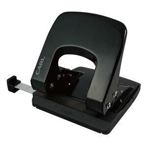 カール事務器 軽あけパンチ 小型 アリシス 2穴 35枚 シリーズ累計200万個販売 ブラック LPN-35-K