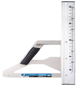 シンワ測定(Shinwa Sokutei) 丸ノコガイド定規 エルアングル かるぴた 60 併用目盛 73206