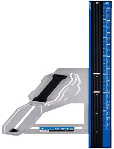 シンワ測定(Shinwa Sokutei) 丸ノコガイド定規 エルアングルPlus シフト 1m 寸勾配切断機能付 79054