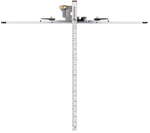 シンワ測定(Shinwa Sokutei) 丸ノコガイド定規 たためるTスライド スリムシフト 60cm ロング突き当て 73597