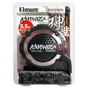 rbO}(Bigman) RxbNX }Olbg ʖڐ e[v 25×5.5m BGC25MG W[ XP[