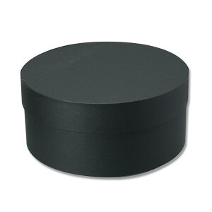 ヘイコー 箱 ギフトボックス ブラック 円筒型 220-98mm 6868354