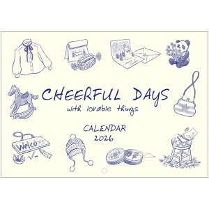 アクティブコーポレーション 2026 カレンダー 壁掛け チヤフルデイズ 26ACL-20 2026年 1月始まり