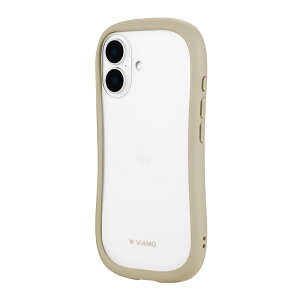LEPLUS ルプラス i Phone 16 耐傷・耐衝撃ハイブリッドケース ViAMO freely ベージュ LN-IM24VMFBG