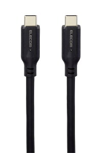 �G���R�� USB Type-C �� Type-C �P�[�u�� USB PD�Ή� 100W 1m �u���b�N �yi Phone 16 �V���[�Y �Ή����؍ρz MPA-CC1G10BK