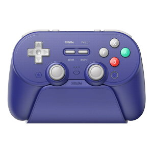 8BitDo Pro 3 Bluetooth�R���g���[ ���[Switch/Switch 2�p-TMR�W���C�X�e�B�b�N�A�����\��ABXY�{�^���A�v���d�l�̃o�b�N�{�^���A�[�d�h�b�N�A�z�[���G�t�F�N�g�g���K�[�AWindows�AApple�ASteamOS�AAndroid��