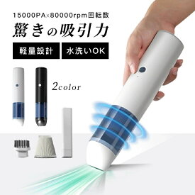 掃除機 コードレス 強力 ハンディークリーナー 水洗い USB充電 車載掃除機 強力吸引 ミニ小型 家庭掃除 掃除 軽量 強力 小型掃除機 ダニ 花粉 自宅 車内両用