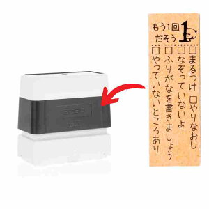 【先生必見シリーズ】 再提出には理由があります ゴム印 スタンプ 学校の先生 再提出 丸つけ なぞり 範囲の未完了 かょのこ 小学校 中学校 先生スタンプ 子ども はんこ 文房具 勉強 ドリル