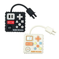 赤ちゃん おもちゃ スイッチ コンセントのおもちゃ バブボード ブラック アイボリー カヨトイズ シリコン…
