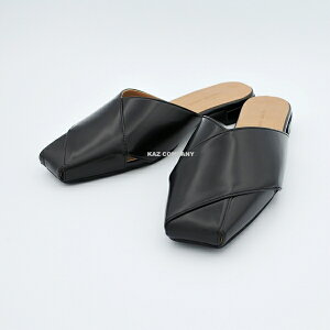 �y ATELIER BRUGGE �z �A�g���G�u���[�W�� ���{�� CROSS MULES ���v �~���[�� �T���_�� �t�ďH ���f�B�[�X [S-25PS07-BLK]