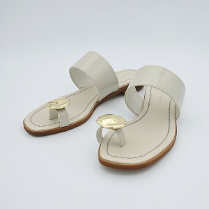 LTCY y ATELIER BRUGGE zAgGu[W { METAL MOTIF THONG SANDALS gO T_ tďH fB[X [25SN-3-LGRY]