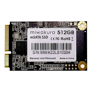 mSATA SSD 512GB ^ mini SATAIII 6Gb/s miwakura a 3D NAND TRIM@\ R:560MB/s W:550MB/s {pbP[W MMC-512GM310 