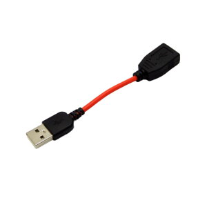 USB2.0�����P�[�u�� 5cm SSA �G�X�G�X�G�[ USB-A(���X)-USB-A(�I�X) ���E�������[�q�̕ی�ɂ��œK ���b�h SU2-AA05R ����