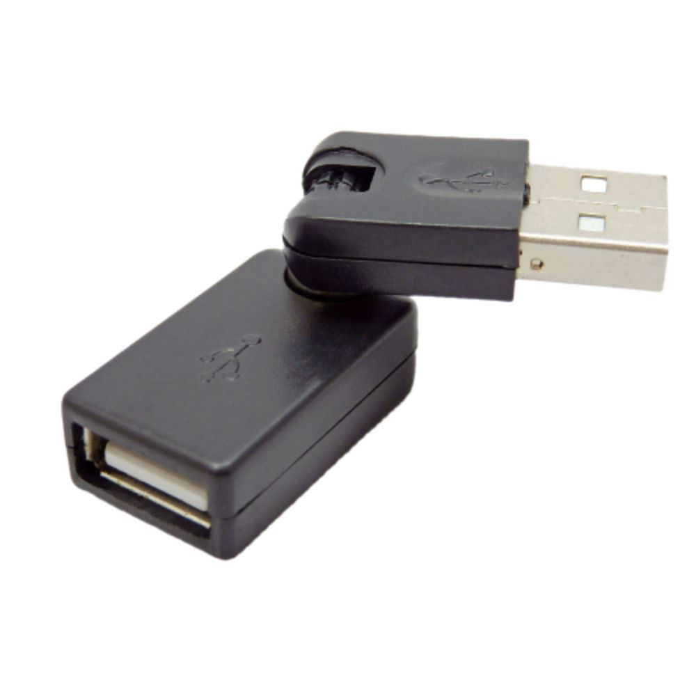 格安 価格でご提供いたしますUSB延長コネクタ 180度回転式 SSA エスエスエー USB2.0データ転送 通電 USB-A(メス)-USB-A(オス) ブラック SUAF-UAMK ◆メ