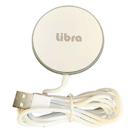 マグネットワイヤレス充電ケーブル 10W急速充電 iPhone12対応 USB-A接続 ワイヤレス充電器 100cm Libra LBR-MGUSB1m ◆メ