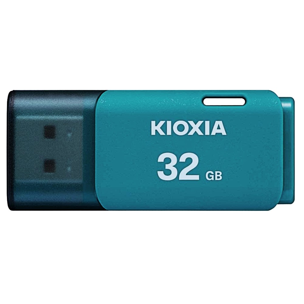 USBメモリ USB 32GB USB2.0 KIOXIA キオクシア TransMemory U202 キャップ式 ライトブルー 海外リテール LU202L032GG4 ◆メ