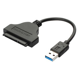 USB3.0-A to SATAケーブル 2.5インチ HDD / SSD接続用 16cm miwakura 美和蔵 5Gbps SATA3 UASP バスパワー ブラック MPC-SATA3TU3-K ◆メ