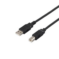 標準USBケーブル USB2.0 環境対応ケーブル 1m BUFFALO バッファロー USB-A(オス)-USB-B(オス) 100cm ブラ…
