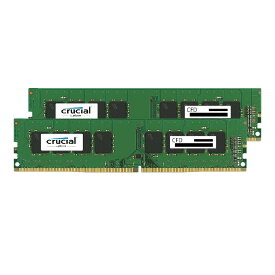 16GB 2枚組 DDR4 デスクトップ用メモリ CFD Selection Crucial DDR4-2400 288pin UDIMM 1.2V CL17 16GBx2(計32GB) 動作確認済セット W4U2400CM-16G ◆メ