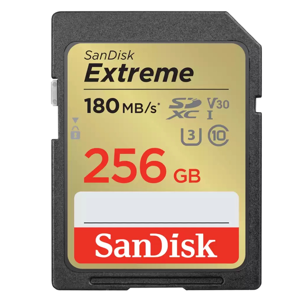 SDカード SD 256GB SDXC SanDisk サンディスク Extreme Class10 UHS-I U3 V30 4K R:180MB s W:130MB s 海外リテール SDSDXVV-256G-GNCIN ◆メ