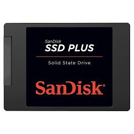 SSD 1TB 内蔵型 2.5インチ SanDisk サンディスク PLUS SATA3 6Gb/s R:535MB/s W:350MB/s 1000GB 海外リテール SDSSDA-1T00-G27 ◆メ
