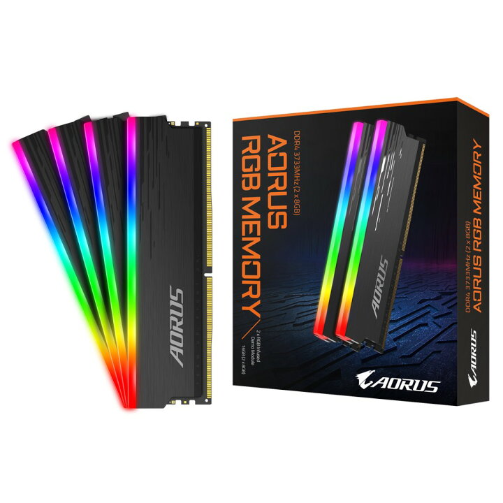 楽天市場】8GB 2枚組 DDR4-3733 LED搭載 デスクトップ用メモリ 