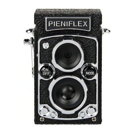 トイカメラ 二眼レフカメラ形 PIENIFLEX ピエニフレックス Kenko ケンコー・トキナー 写真・動画・音声モード USB充電 95万画素 microSDHC対応 KC-TY02 ◆宅