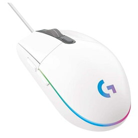 ゲーミングマウス G102 Logitech ロジテック 6ボタン USB接続 オプティカル 最大8000DPI 軽量85g 並行輸入品 ホワイト G102WH ◆コ