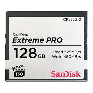 CFast 128GB CFast2.0J[h SanDisk TfBXN Extreme PRO R:525MB/s W:450MB/s 4K COe[ SDCFSP-128G-G46D 