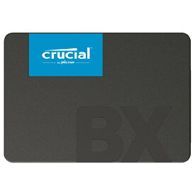 SSD 500GB Crucial クルーシャル BX500 2.5インチ 内蔵型 3D TLC 7mm厚 SATA3 6Gb/s R:540MB/s W:500MB/s 海外リテール CT500BX500SSD1 ◆メ