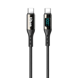 TYPE-CP[u USB-C to C 1.2m tt o͂ dEd`FbJ[t ő100W(20V/5Ao)Ή USB2.0 [dEf[^ʐMp 120cm Libra LBR-PDS100CC 