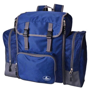 大型リュック 拡張サブリュック 大容量46L/58L 2-3泊対応 1314 CaptainStag キャプテンスタッグ 修学旅行 キャンプ レディース メンズ 兼用 高さ45cm/幅54-68cm/マチ19cm ネイビー 13140001NV ◆宅 【楽天ロ