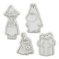 スタンプクッキー型 押し型 4個セット ムーミン SKATER スケーター 可愛い 子供 こども 4種 ムーミントロ…