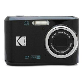 デジタルカメラ PIXPRO FriendlyZoom FZ45 Kodak コダック 4倍光学ズーム 1600万画素 フルHD(1080p)動画撮影 アルカリ乾電池対応モデル ブラック FZ45BK2A ◆宅
