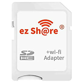 無線LAN搭載SDカードアダプター ezShare Wi-Fi機能搭載 microSDHC(8GB-32GB)サポート 海外リテール ES-WiFiSD-ADP ◆メ