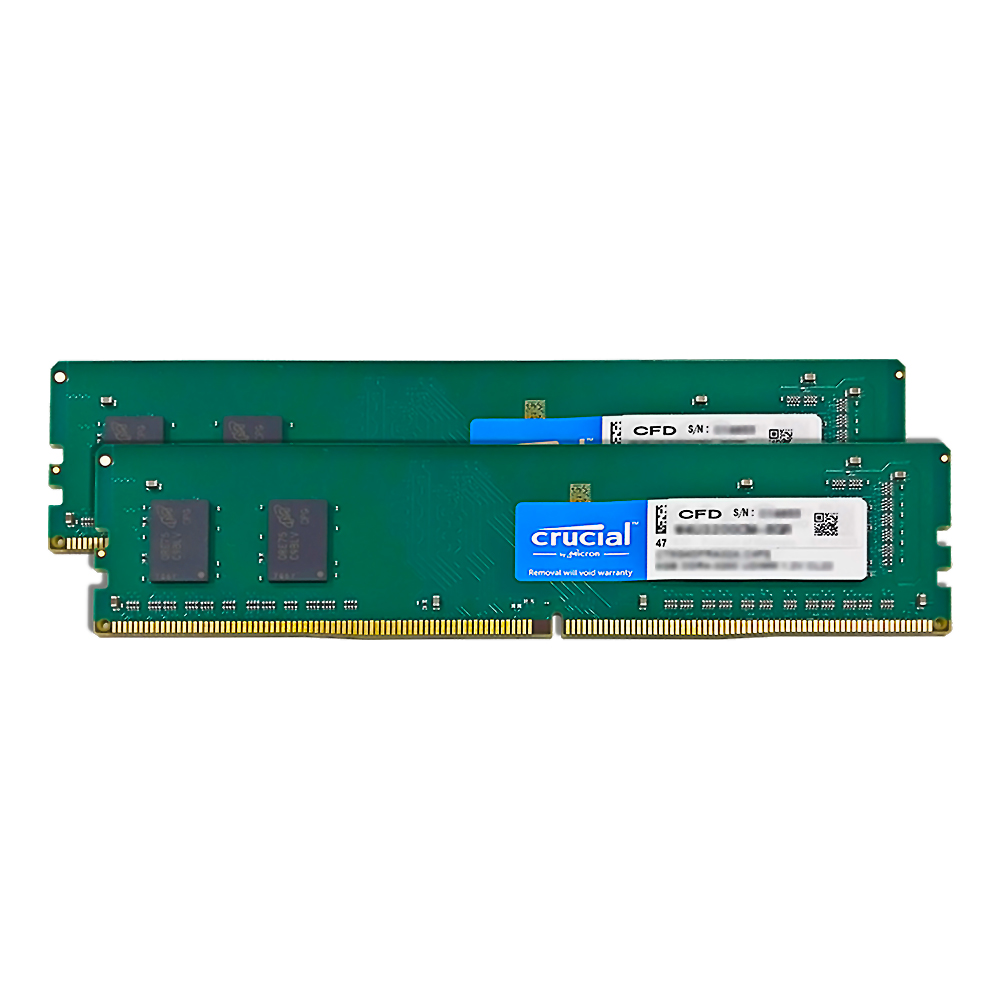 DDR4-3200 32GB 2枚組 デスクトップ用メモリ CFD Selection Qシリーズ Crucial by Micron PC4-25600 288pin UDIMM 1.2V CL22 32GBx2(計64GB) W4U3200CM-32GQ ◆メ