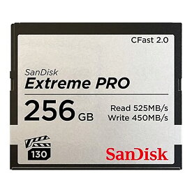 CFast 256GB CFast2.0カード SanDisk サンディスク Extreme PRO R:525MB/s W:450MB/s 4K動画 海外リテール SDCFSP-256G-G46D ◆宅