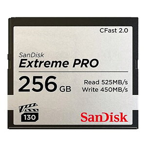 CFast 256GB CFast2.0J[h SanDisk TfBXN Extreme PRO R:525MB/s W:450MB/s 4K COe[ SDCFSP-256G-G46D  yyVWz