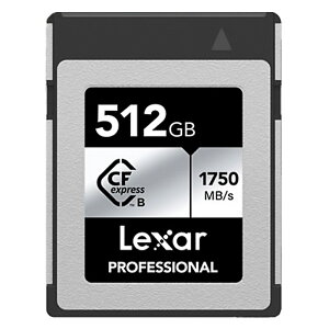 CFexpress 512GB Type-B CFGNXvX Lexar LT[ Professional SILVER 4K R:1750MB/s W:1300MB/s COe[ LCXEXSL512G-RNENG 