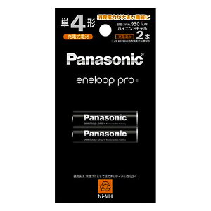 Gl[vv P4` 2{pbN Panasonic pi\jbN eneloop pro Pl { [dr Gl[vPRO e930mAh nCGhf BK-4HCD/2H 