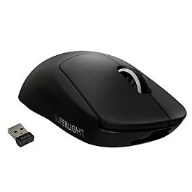 ゲーミングマウス G PRO X Superlight Black ワイヤレスマウス 無線 Logitech ロジテック Bluetooth HERO 25Kセンサー 超軽量63g 並行輸入品 ブラック GPROXSUPERLIGHT-BK ◆宅