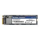 M.2 2280 NVMe SSD 256GB 内蔵型 SUPER TALENT スーパータレント PCIe Gen3x4 R:3000MB/s W:1300MB/s 120TBW 海外リテール FPI256MWR7 ◆メ