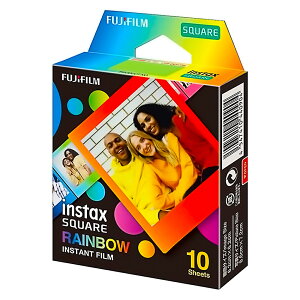 `FL tB instax SQUARE C{[ 10 FUJIFILM tWtB CX^gJ `FL XNGAp SQ10/SQ6/SP-3Ή INSSQRAINBOWWW1 