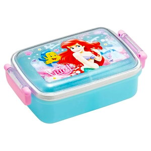弁当箱 ふわっとフタタイトランチボックス角型 アリエル 24 ディズニー SKATER スケーター 子供 キッズ 女の子 抗菌 容量450ml 食洗機/電子レンジ対応 659003-RBF3ANAG ◆宅 【楽天ロジ発送】
