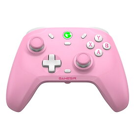 ゲーミングコントローラー GameSir T4 Cyclone Pro Pink 有線(USB)/ワイヤレス(Bluetooth/無線2.4G)両対応 充電式 6軸ジャイロ Xboxレイアウト ピンク GAMESIRT4CycloneProPink ◆宅