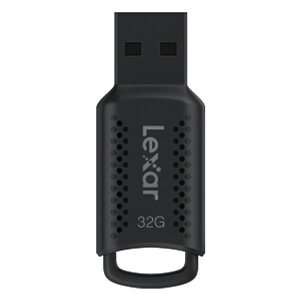 USB 32GB USB3.0 Lexar LT[ JumpDrive V400 USB-A R:100MB/s Oz[݌v LbvX ubN COe[ LJDV400032G-BNBNG 