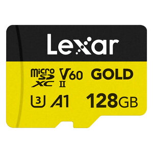}CNSDJ[h 128GB UHS-II microSDXC Lexar LT[ Professional GOLD UHS-II U3 V60 R:280MB/s W:100MB/s COe[ LMSGOLD128G-BNNNG 