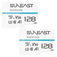 マイクロSDカード 128GB 2枚入 microSDXC SUNEAST サンイースト GamingLP CLASS10 UHS-I U3 V30 A1 R:95M…
