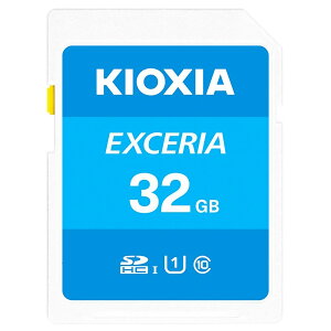 SDJ[h 32GB SDHCJ[h KIOXIA LINVA Ń EXCERIA Class10 UHS-I U1 R:100MB/s {pbP[W KLNEA032G 